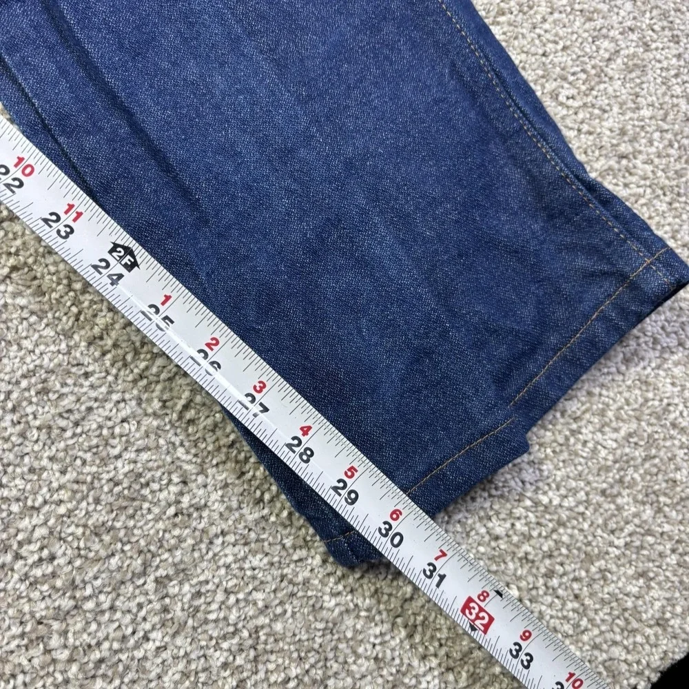 Wrangler Cowboy Cut 13MWZ Jeans Mens 38x31 Blue Dark Wash Classic Bootcut Denim